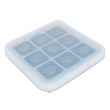 Imagem de Yinhing Bandeja de Gelo de Silicone Máquina de Gelo Flexível Multiuso Fácil Liberação Bandeja de Freezer de Alimentos de Silicone para Casa e Cozinha Cor para Fazer Picolés de e Guloseimas (Azul
