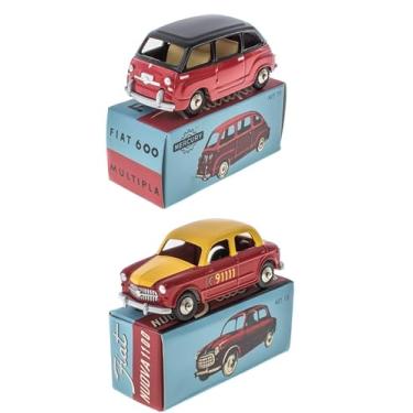 Imagem de OPO 10 - Set of 2 Cars Compatible with Fiat 1100 + Fiat 600 1/48 Mercury Collection by Hachette LMA3