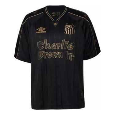 Imagem de Camisa Santos Charlie Brown Jr Preta Edição Limitada - OFICIAS, Preto,