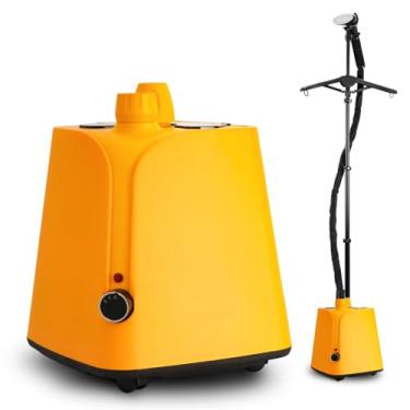 Imagem de FARMLULU Vaporizador De Roupas Colorido Vertical, 2000 W, Profissional, Para Pendurar Com Suporte, Tecidos Comerciais, Tanque Água 1,8 L, Vaporização 45 Minutos, Limão