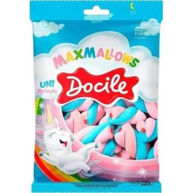 Imagem de Marshmallow Twist Colorido Baunilha com Morango Unicórnio 220g Docile