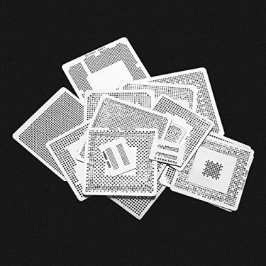 Imagem de BGA Universal Reballing Rework Net Stencils Kit Modelo de Aço Definido para Vários Chips BGA