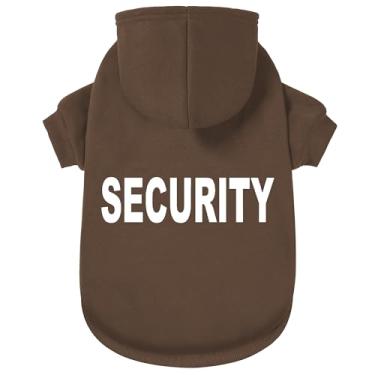 Imagem de GreenJoy Moletom com capuz para cães de segurança – Suéter macio e quente com orifício para coleira para cães e gatos, pulôver com capuz para o Natal, feriados e uso diário (marrom (segurança), PP)