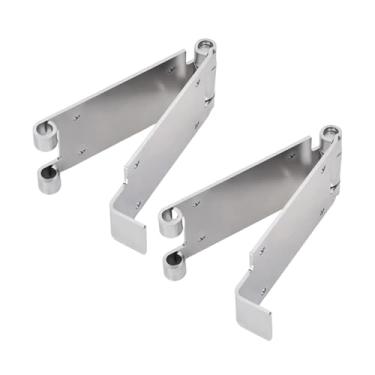 Imagem de Fenteer Suportes Superiores para Porta de Garagem de Baixa Altura, Fáceis de Instalar, em Metal, com Giro Rápido (2 Peças).