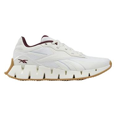 Imagem de Reebok Tênis feminino de corrida e treinamento Zig Dynamica 4 Ortholite, Giz/Feel Good Azul/Estuque, 39