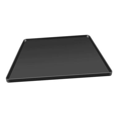 Imagem de SiaBiced Tapete Protetor para Tampa de Máquina de Lavar Roupa, Bandeja de Gotejamento para Geladeira, Antiderrapante, Multiuso, para Lavanderia e Máquina de, Preto