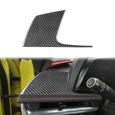 Imagem de Edinstry Capa de acabamento do painel lateral do console central para Corvette C8 2020-2024, capa decorativa superior da saída de ar do motorista esquerdo, acessório de painel premium