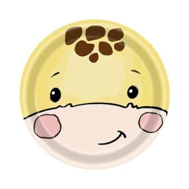 Imagem de Pratos De Papel Descartáveis Em Forma De Animais De Safari Na Selva 10