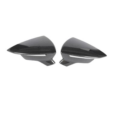 Imagem de Tampa Do Espelho Retrovisor Do Carro Asa Lateral Espelho Retrovisor Compatível Com Seat Leon 5f Iii St Fr Cupra/ibiza 6f V Kj1/Arona Kj7(Carbon Fiber Pattern)