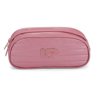 Imagem de Estojo Duplo Rosa Escolar Up4You - Luxcel