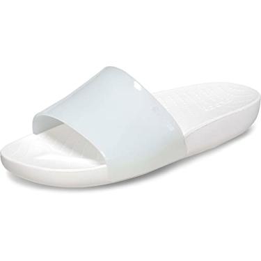 Imagem de Sandália crocs splash shine slide white - 34