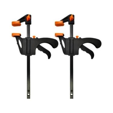 Imagem de Conjunto De Grampos Para Marcenaria De 4 Polegadas Com Liberação Rápid