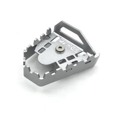 Imagem de Anti-derrapante Extensor de pastilha freio traseiro, para f750gs f850gs f 750gs f850 gs 2018 2019 2020 2021(Silver 750)