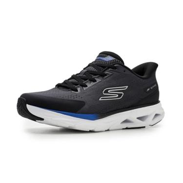 Imagem de Skechers Tênis masculino Glide Step Vortex Hands Free Slip-ins, Preto/Carvão, 46