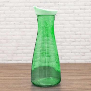 Imagem de Garrafa de Vidro Geladeira Colorida com Tampa 1,2 Litros - Catuaí, Ver