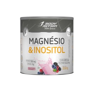 Imagem de Magnésio e Inositol 210g Sabor Frutas Vermelhas Bodyaction