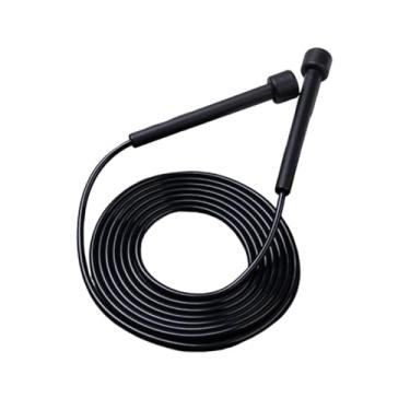 Imagem de Aymzbd Corda de pular silenciosa de 2,7 a 2,8 m para treinamento em ambientes internos, como em casa ou no parquinho infantil, Preto