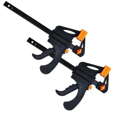 Imagem de Kit 2 Grampos Sargento De Aperto Rápido 150Mm