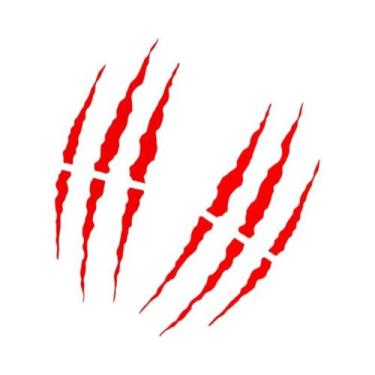 Imagem de Adesivos De Motocicleta Monster Ghost Claw, Decalques Decorativos De V