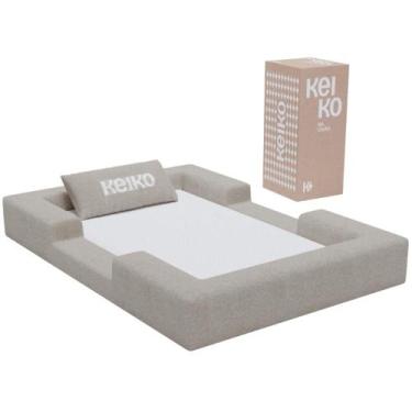 Imagem de Cama Montessoriana Solteiro Ninho 100 Espuma Bege Keiko - Keiko Colchõ