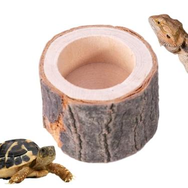 Imagem de Tigela de água de tartaruga, prato de água para répteis | Copo de grão de para terrários internos, aquários domésticos, expositores de loja de animais de estimação, lagoas de quintal