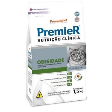 Imagem de Ração Premier Nutrição Clínica Para Gatos Obesos - 1.5 Kg