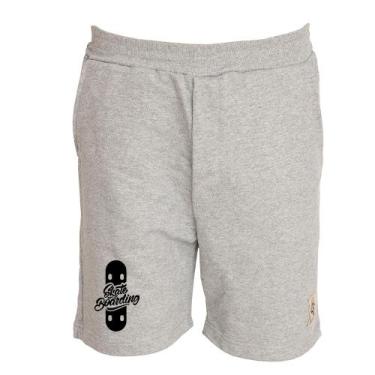 Imagem de Bermuda Masculina Moletom Skate Casual Academia Conforto - Ragor, G, C