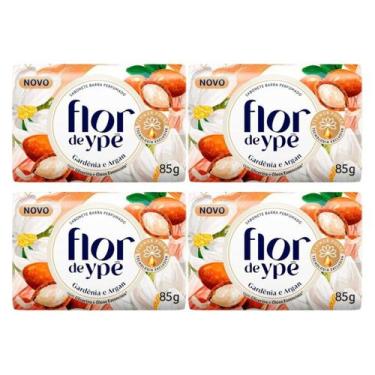 Imagem de Kit 4 Sabonete em Barra Flor de Ypê Gardênia e Argan 85g