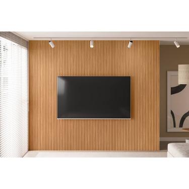 Imagem de Painel p/ Quarto até 100 Pol Modular 3.0 Ripado 297x250cm Nature Fosco - Linea Brasil