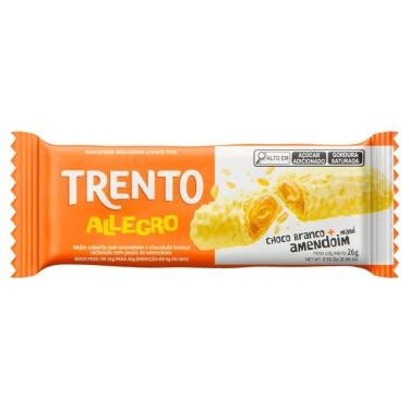 Imagem de Chocolate Trento Allegro Choco Branco com Amendoim 35g