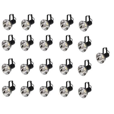 Imagem de Kit 21 Spot Trilho Perfilado Eletro calha Par20 Bulbo OL5