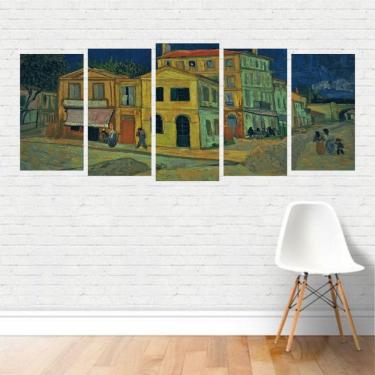 Imagem de Quadro Artístico A Casa Amarela Vincent Van Gogh Canvas