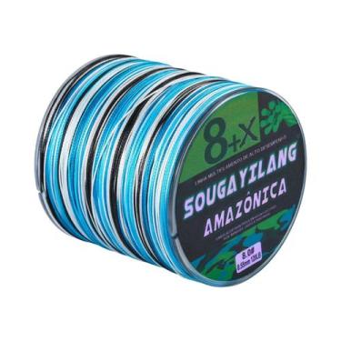 Imagem de Linha De Pesca Trançada 8 Fios 300m Sougayilang PE Multifilamento Para