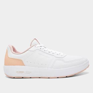 Imagem de Tênis Olympikus Versa Masculino, Branco, Laranja, 38