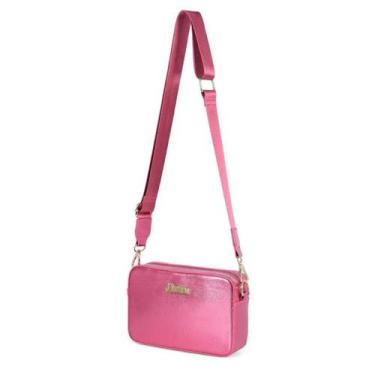 Imagem de Bolsa Pequena Transversal Feminina Tiracolo Crossbody Barbie, Pink