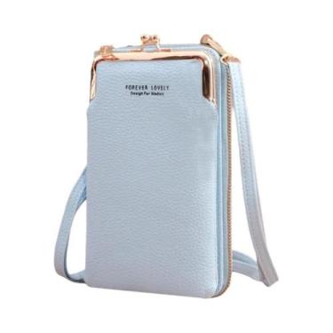 Imagem de Bolsa Transversal Mini De Couro Fosco Feminina, Bolsa De Ombro Fashion