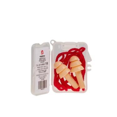 Imagem de Protetor Auricular Plug Silicone 17dB CA 49710 Cor:VERMELHO - oem, VER