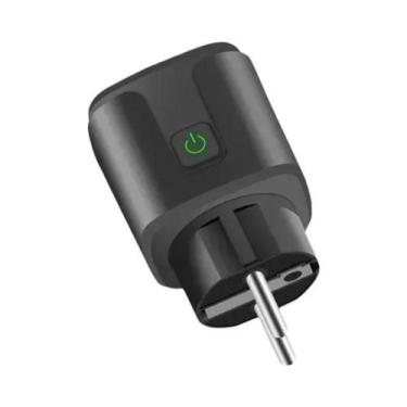 Imagem de Tomada Inteligente WiFi Tuya 16A 20A Padrão EU Com Monitoramento De En