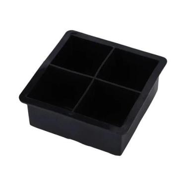 Imagem de Forma De Gelo Gigante De Silicone De Grau Alimentício, Bandeja Quadrad