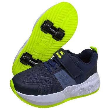 Imagem de Tenis Infantil Menino Conforto Diversão Rodas Bibi Skatenis
