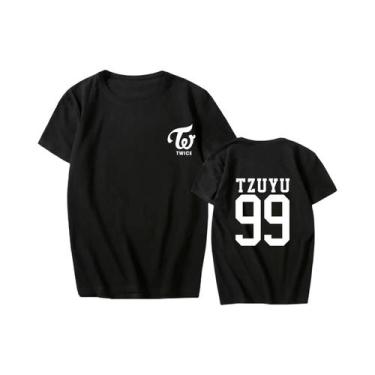 Imagem de Camiseta Feminina De Manga Curta TWICE Concert T-shirt Lin Nilian MOMO