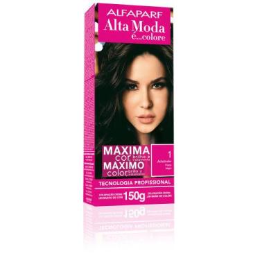 Imagem de Tintura Capilar Alta Moda 1 Preto 150g
