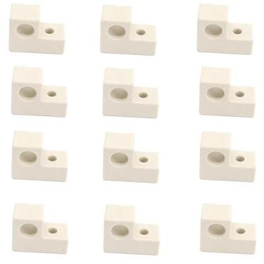 Imagem de Kit Com 12 Suporte Isolador Louça Resistência Forno Elétrico - MORUMBI