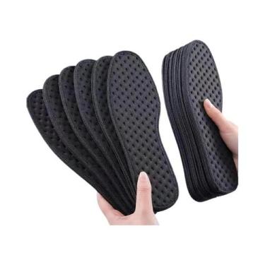 Imagem de Palmilhas Respiráveis Com Amortecimento E Desodorante Para Tênis De Co