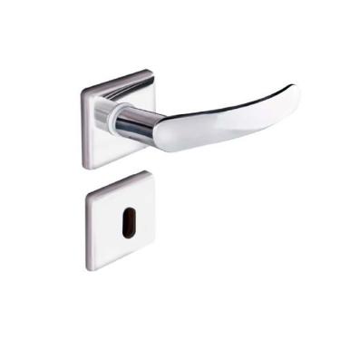 Imagem de Fechadura Interna Quadratta Premium 2700-81 IP de Embutir para Porta em Inox Acabamento IP