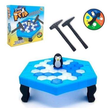 Imagem de Jogo de Tabuleiro Jogo Martelo Quebra Gelo Pinguim para Coordenação Motora Interativo A...