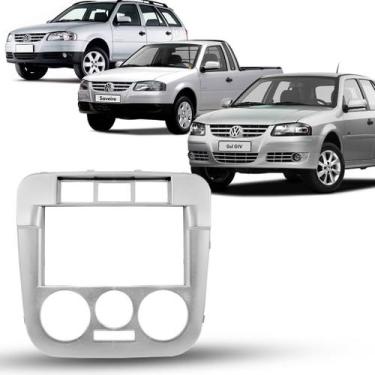 Imagem de Moldura Painel 2 Din Multimídia Volkswagem Parati Gol Saveiro G4 - Per