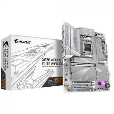 Imagem de Placa Mãe Gigabyte X870 AORUS Elite WiFi7 ICE AM5, ATX, DDR5