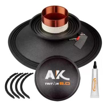 Imagem de Kit Reparo Original Triton 15 pol. Ak 6.0 3000w 4 Ohms Alto Falante