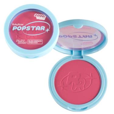 Imagem de Blush Compacto Ruby Rose Popstar Play Back Girlfriend HBM084